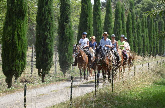 Randonnée à cheval en Toscane