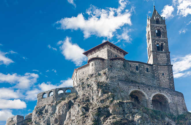 Rocher et chapelle de Saint-michel-d'aiguilhe, le Puy en Velay