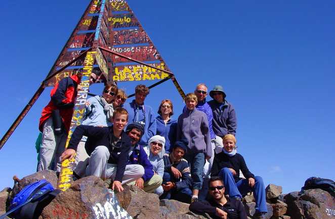 Sommet du Toubkal au Maroc