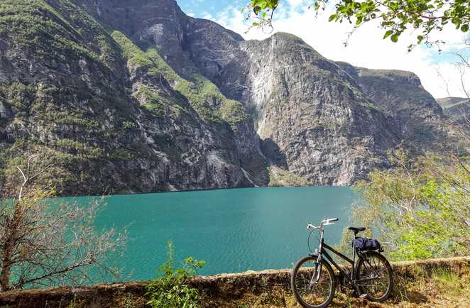 Vélo dans les fjords du Sud de la Norvège