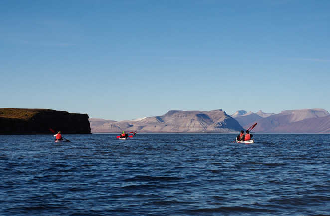 voyage kayak au Svalbard