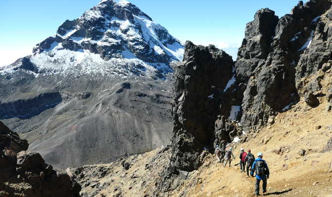 Voyage à pied : Treks et ascension du Coto : l\'Equateur vu d\'en haut !