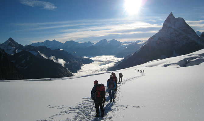 Voyage à pied : Chamonix - Zermatt par les glaciers
