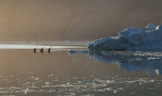 Voyage sur l'eau - Groenland : Randonnée et kayak en baie de Disko