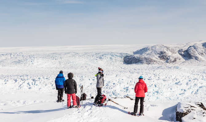 Voyage à la neige : Groenland : La banquise en raquette, des aurores boréales plein la tête