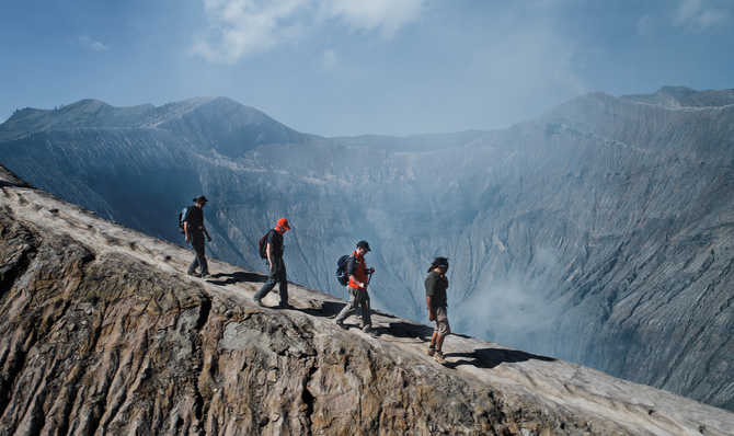 Voyage à pied : Java : randonnées volcaniques