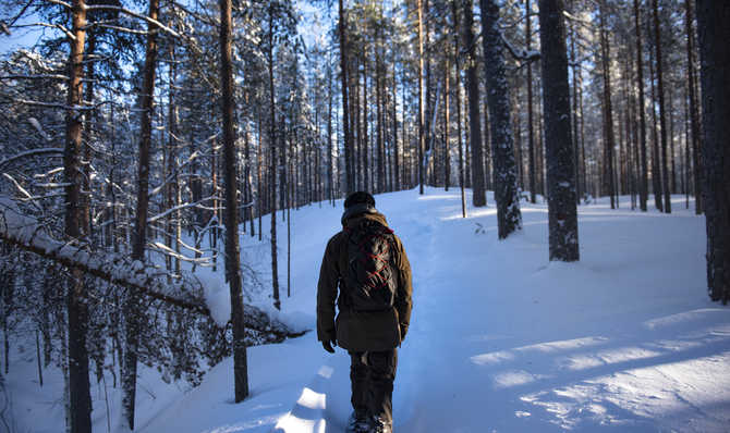 Voyage à la neige : Finlande : La piste des Trappeurs en raquettes
