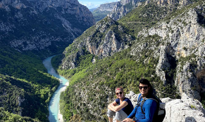 Voyage à pied : Provence : Randonnée dans les gorges du Verdon