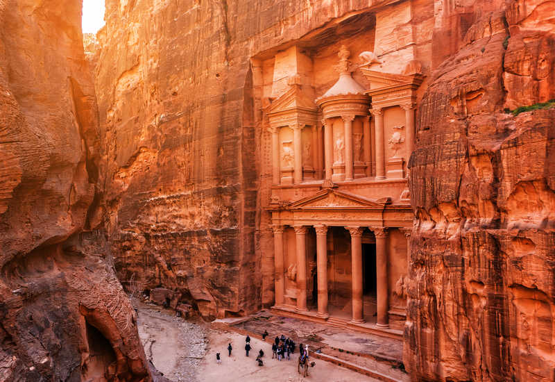 Al Khazneh (Le Trésor) à Petra © Vovashevchuk