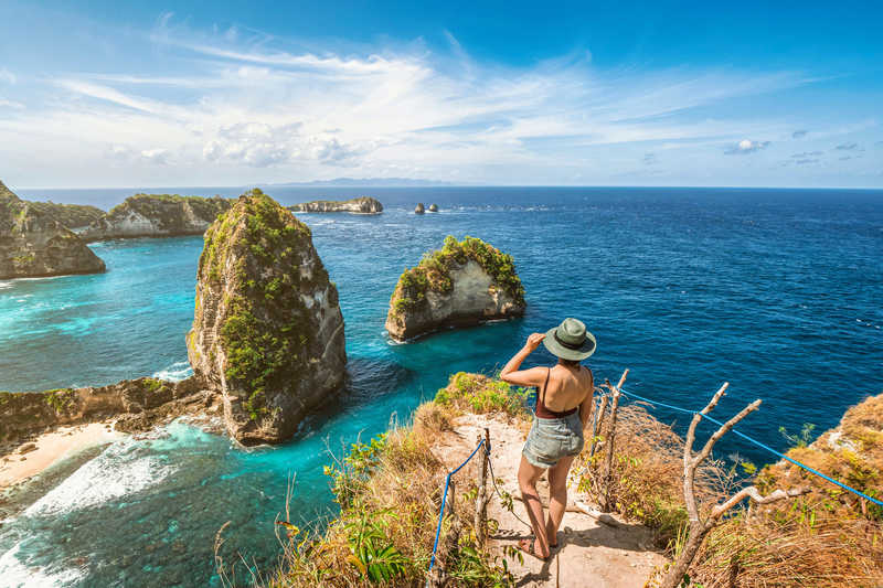 Paysage de Nusa Penida, Indonésie