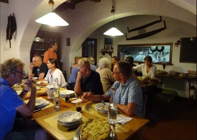 Repas à l'auberge Agriturismo de Toscane © Caval&go