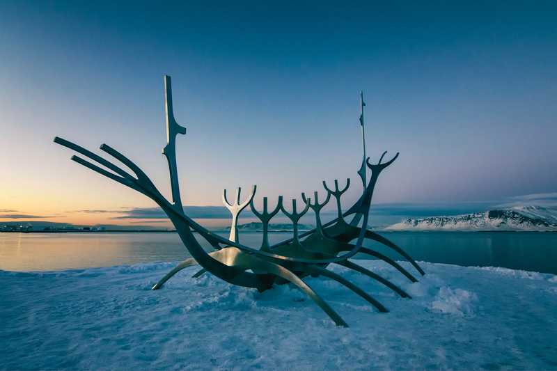 Solfar, bateau viking de Reykjavik © Lavery Roan Solfar, bateau viking de Reykjavik