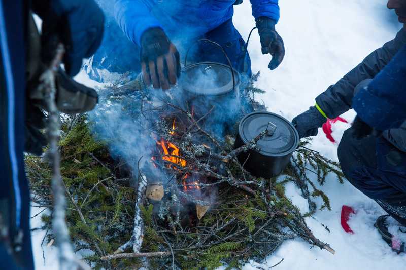Techniques de survie, journée trappeur © Wallendorff Laurent