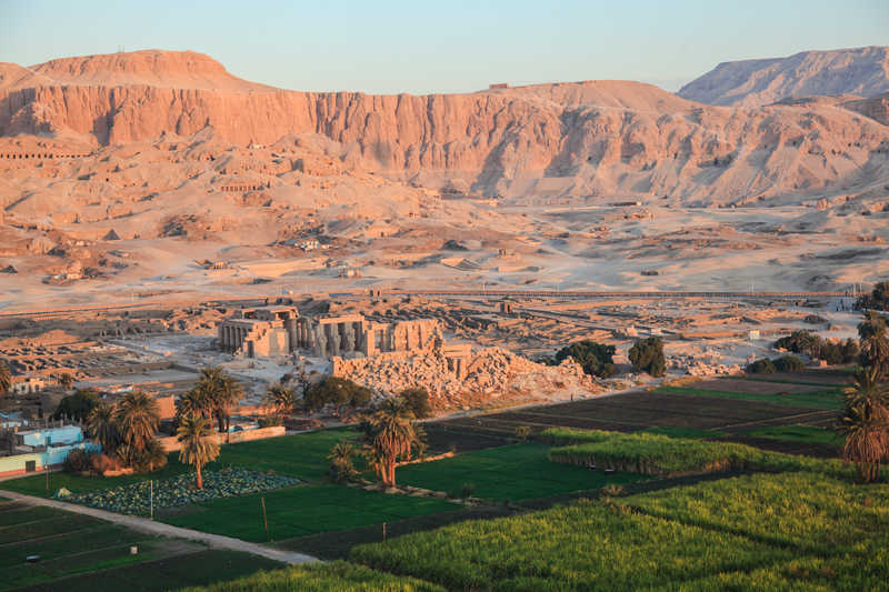 Vallée de rois en Egypte