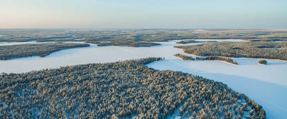 Laponie finlande en hiver
